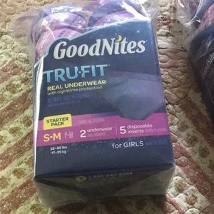 GoodNites TruFit Girls S M Real underwear